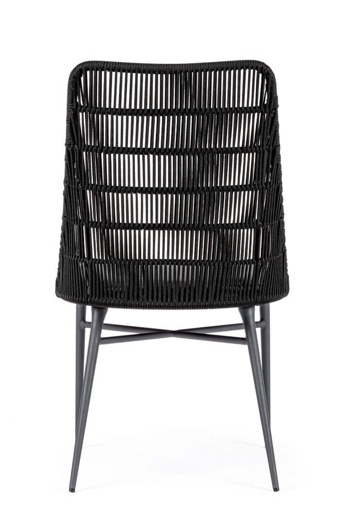 Set di 2 sedie da giardino Tablita Nero (6)