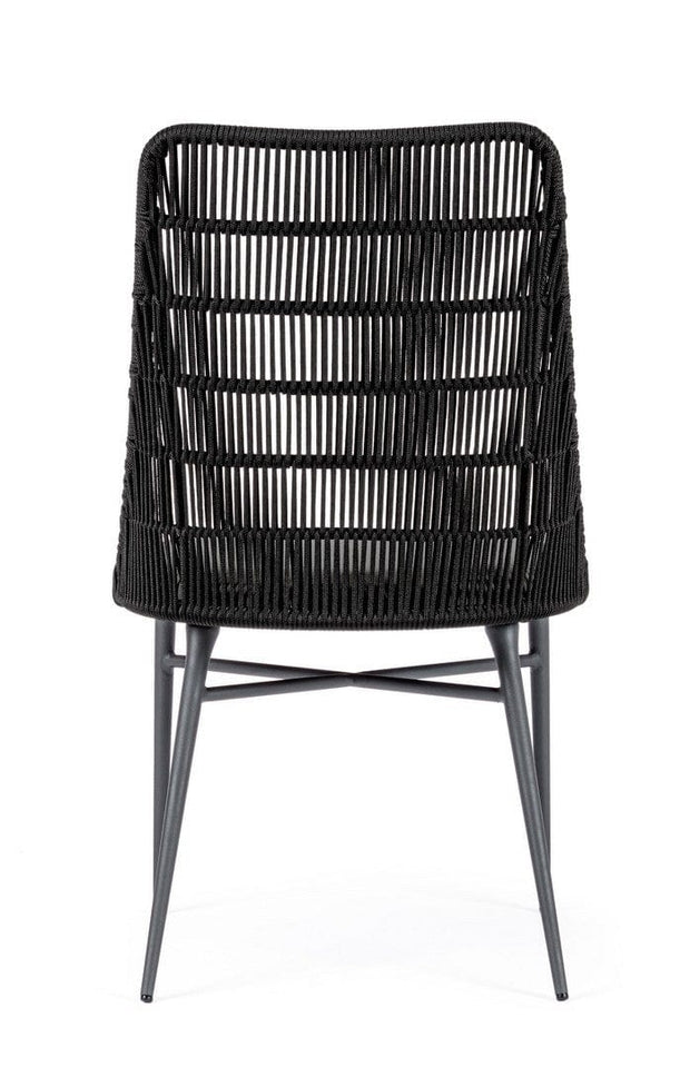 Set di 2 sedie da giardino Tablita Nero (6)