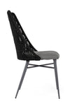 Set di 2 sedie da giardino Tablita Nero (7)