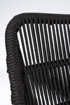 Set di 2 sedie da giardino Tablita Nero (9)