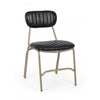 Set di 2 sedie da pranzo in ecopelle Addy Nero (2)
