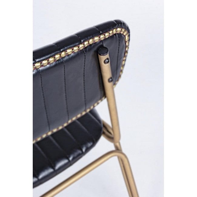 Set di 2 sedie da pranzo in ecopelle Addy Nero (6)