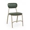 Set di 2 sedie da pranzo in ecopelle Addy Verde (1)