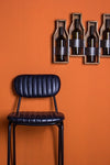 Set di 2 sedie da pranzo in ecopelle Debbie Blu (2)