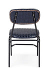 Set di 2 sedie da pranzo in ecopelle Debbie Blu (4)