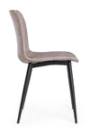 Set di 2 sedie da pranzo in ecopelle Kyra Beige (7)