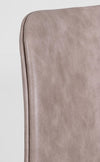 Set di 2 sedie da pranzo in ecopelle Kyra Beige (8)