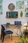 Set di 2 sedie da pranzo in ecopelle Nelly A Blu (1)