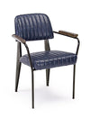 Set di 2 sedie da pranzo in ecopelle Nelly Plus Blu (2)