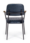 Set di 2 sedie da pranzo in ecopelle Nelly Plus Blu (4)