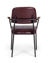 Set di 2 sedie da pranzo in ecopelle Nelly Plus Bordeaux (3)
