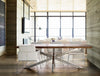 Set di 2 sedie da pranzo in ecopelle Sixty Bianco (1)