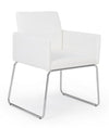 Set di 2 sedie da pranzo in ecopelle Sixty Bianco (2)