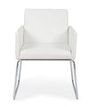 Set di 2 sedie da pranzo in ecopelle Sixty Bianco (3)