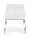 Set di 2 sedie da pranzo in ecopelle Sixty Bianco (4)