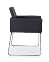 Set di 2 sedie da pranzo in ecopelle Sixty Nero (4)