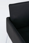 Set di 2 sedie da pranzo in ecopelle Sixty Nero (5)
