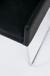 Set di 2 sedie da pranzo in ecopelle Sixty Nero (6)