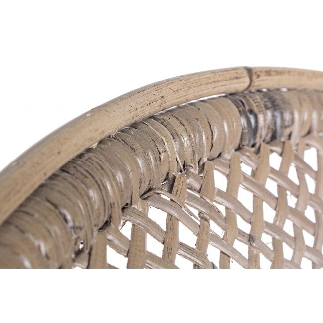 Set di 2 sedie da pranzo in rattan Edelina W Naturale (8)
