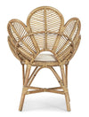 Set di 2 sedie da pranzo in rattan Flores Naturale (4)