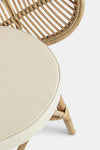 Set di 2 sedie da pranzo in rattan Flores Naturale (7)