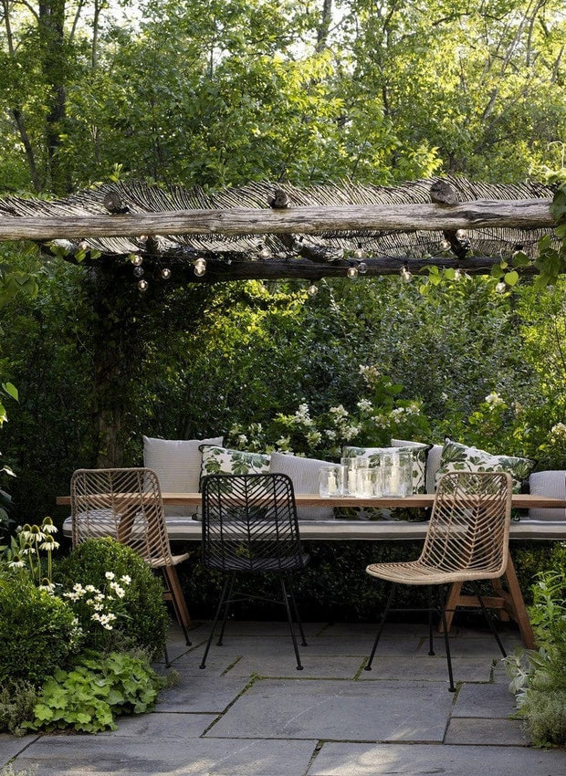 Set di 2 sedie da pranzo in rattan Lorena Naturale (4)