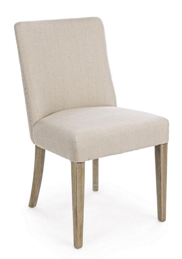 Set di 2 sedie da pranzo in tessuto Beatriz Beige (2)