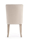 Set di 2 sedie da pranzo in tessuto Beatriz Beige (4)