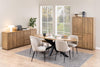 Set di 2 sedie da pranzo in tessuto bouclé Patricia Beige (1)