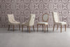 Set di 2 sedie da pranzo in tessuto Cally Beige (1)