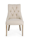 Set di 2 sedie da pranzo in tessuto Cally Beige (6)