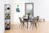 Set di 2 sedie da pranzo in tessuto Eris Beige (1)