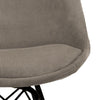 Set di 2 sedie da pranzo in tessuto Eris Beige (7)