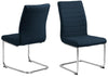 Set di 2 sedie da pranzo in tessuto Gundrun Blu