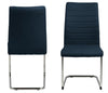 Set di 2 sedie da pranzo in tessuto Gundrun Blu (1)