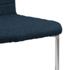 Set di 2 sedie da pranzo in tessuto Gundrun Blu (3)