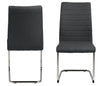 Set di 2 sedie da pranzo in tessuto Gundrun Grigio (1)