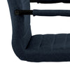 Set di 2 sedie da pranzo in tessuto Gundrun Plus Blu (4)