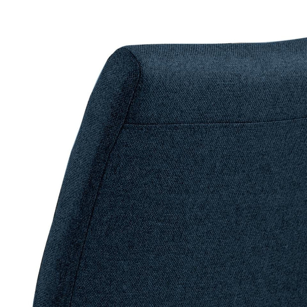 Set di 2 sedie da pranzo in tessuto Gundrun Plus Blu (5)