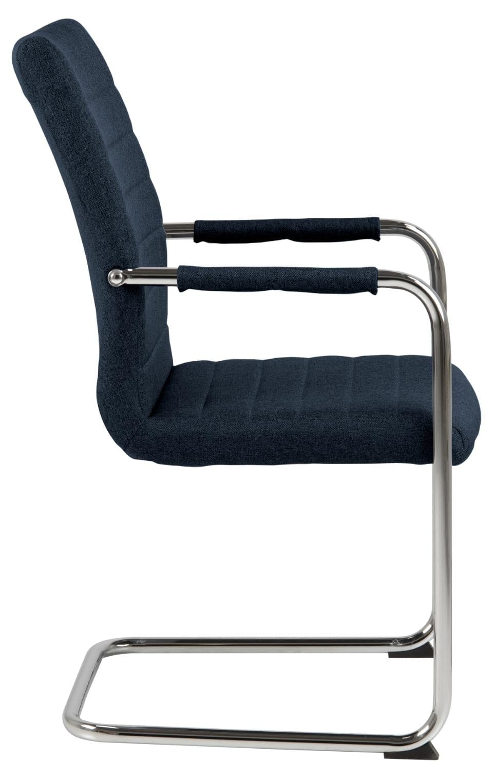 Set di 2 sedie da pranzo in tessuto Gundrun Plus Blu (1)