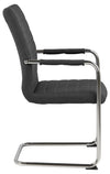 Set di 2 sedie da pranzo in tessuto Gundrun Plus Grigio (4)