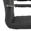 Set di 2 sedie da pranzo in tessuto Gundrun Plus Grigio (7)