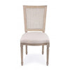 Set di 2 sedie da pranzo in tessuto Liliane Beige (2)