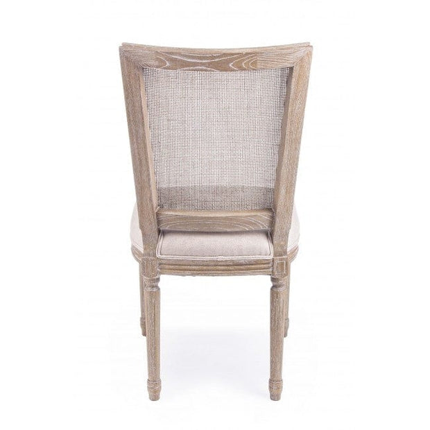Set di 2 sedie da pranzo in tessuto Liliane Beige (3)