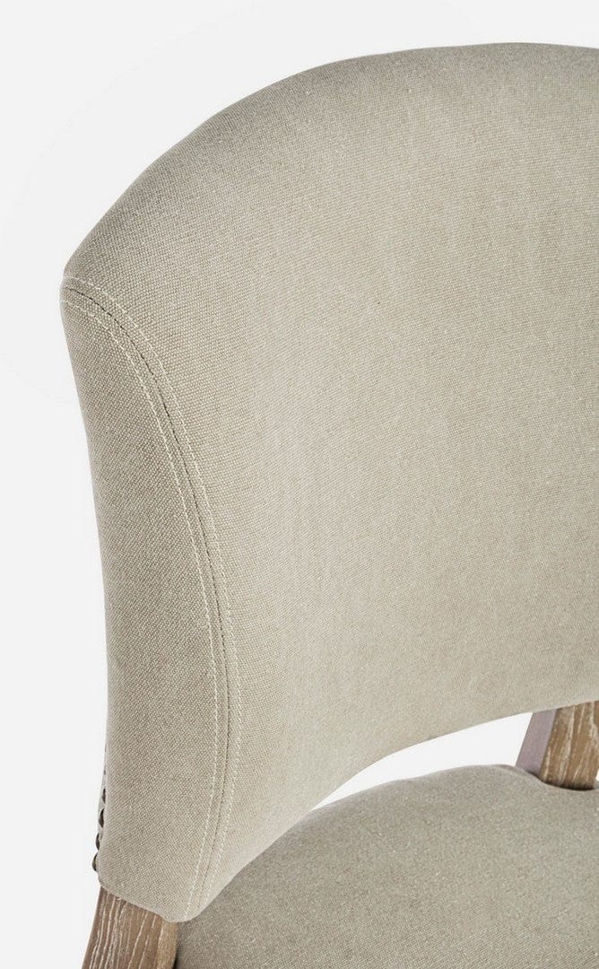 Set di 2 sedie da pranzo in tessuto Maratriz Beige (6)