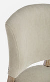 Set di 2 sedie da pranzo in tessuto Maratriz Beige (6)