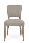 Set di 2 sedie da pranzo in tessuto Maratriz Grigio (3)