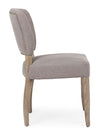 Set di 2 sedie da pranzo in tessuto Maratriz Grigio (5)