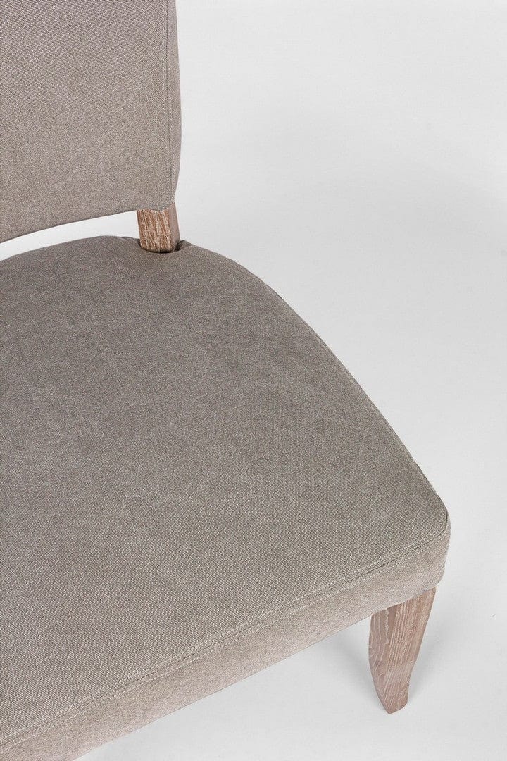 Set di 2 sedie da pranzo in tessuto Maratriz Grigio (7)