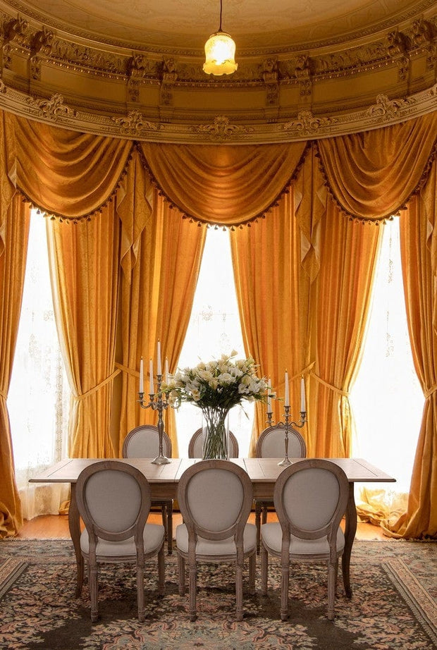 Set di 2 sedie da pranzo in tessuto Mathilde Avorio (2)